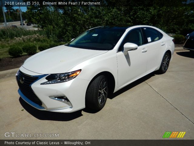 2018 Lexus ES 350 in Eminent White Pearl
