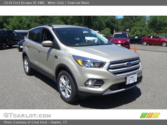 2018 Ford Escape SE 4WD in White Gold