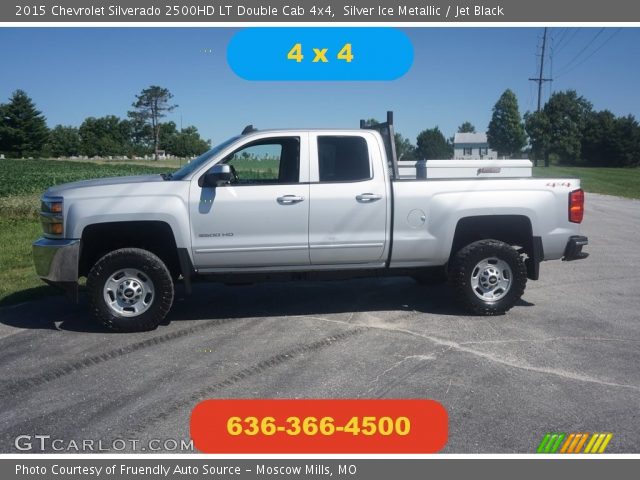2015 Chevrolet Silverado 2500HD LT Double Cab 4x4 in Silver Ice Metallic
