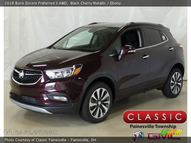 2018 Buick Encore Preferred II AWD in Black Cherry Metallic