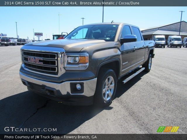 2014 GMC Sierra 1500 SLT Crew Cab 4x4 in Bronze Alloy Metallic