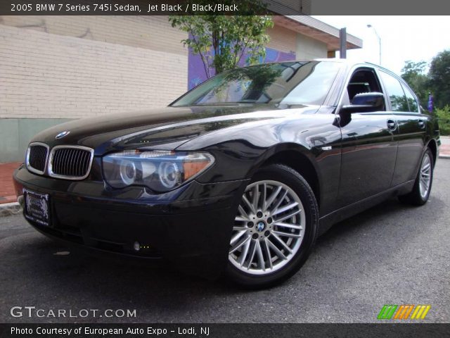 2005 BMW 7 Series 745i Sedan in Jet Black