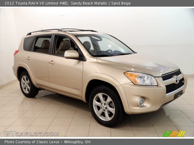 2012 Toyota RAV4 V6 Limited 4WD in Sandy Beach Metallic