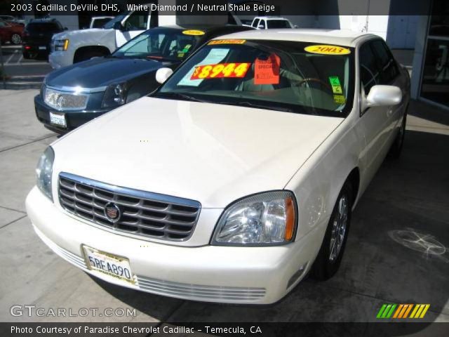 2003 Cadillac DeVille DHS in White Diamond