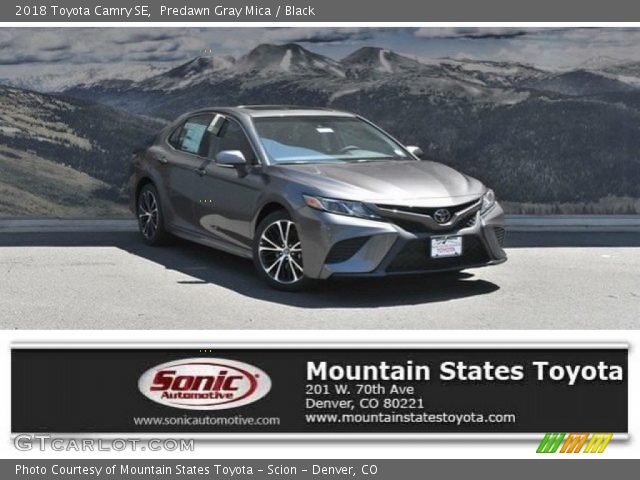 2018 Toyota Camry SE in Predawn Gray Mica