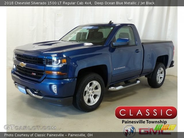 2018 Chevrolet Silverado 1500 LT Regular Cab 4x4 in Deep Ocean Blue Metallic