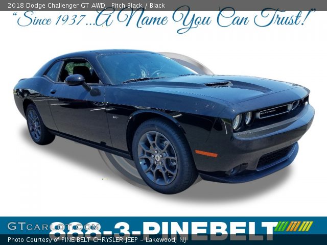 2018 Dodge Challenger GT AWD in Pitch Black