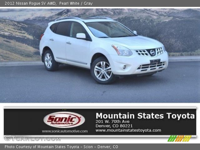 2012 Nissan Rogue SV AWD in Pearl White