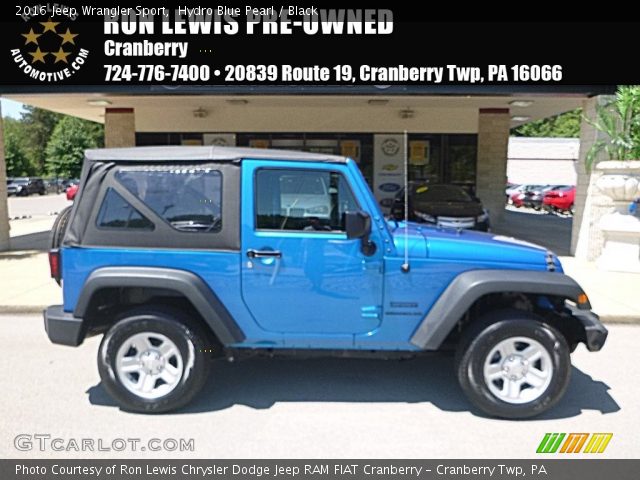 2016 Jeep Wrangler Sport in Hydro Blue Pearl