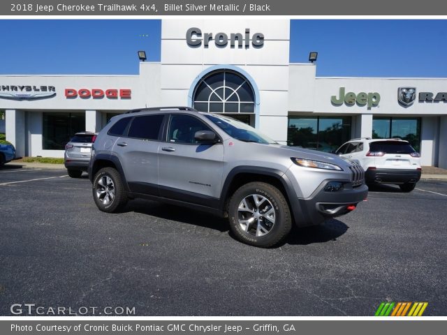 2018 Jeep Cherokee Trailhawk 4x4 in Billet Silver Metallic