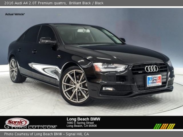 2016 Audi A4 2.0T Premium quattro in Brilliant Black