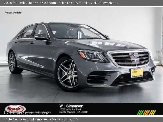 2018 Mercedes-Benz S 450 Sedan in Selenite Grey Metallic