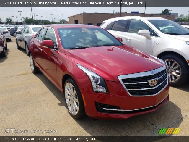 2018 Cadillac ATS Luxury AWD in Red Obsession Tintcoat