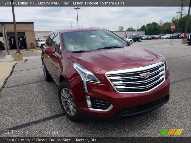2018 Cadillac XT5 Luxury AWD in Red Passion Tintcoat