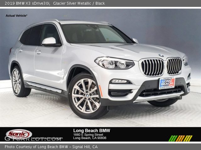 2019 BMW X3 sDrive30i in Glacier Silver Metallic