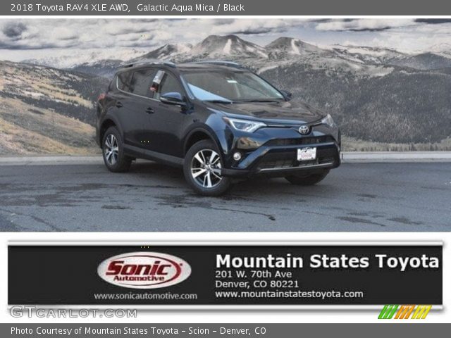 2018 Toyota RAV4 XLE AWD in Galactic Aqua Mica
