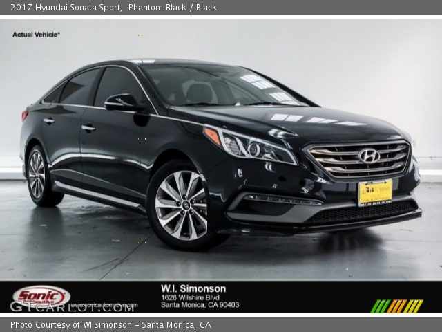 2017 Hyundai Sonata Sport in Phantom Black