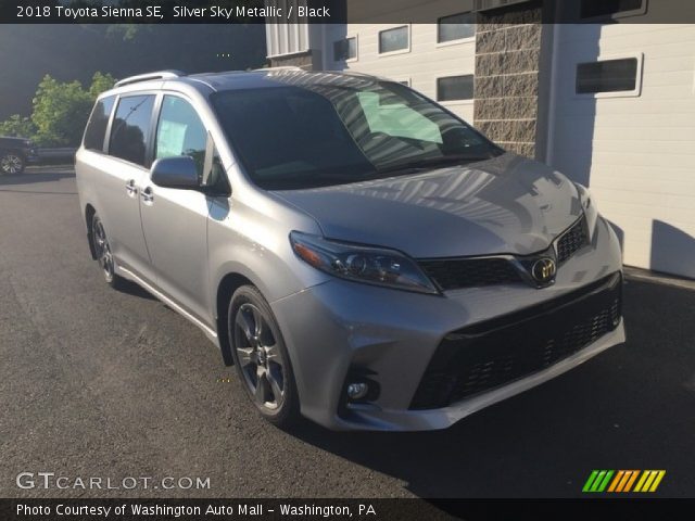 2018 Toyota Sienna SE in Silver Sky Metallic
