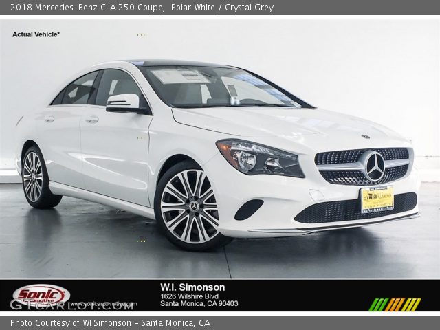 2018 Mercedes-Benz CLA 250 Coupe in Polar White