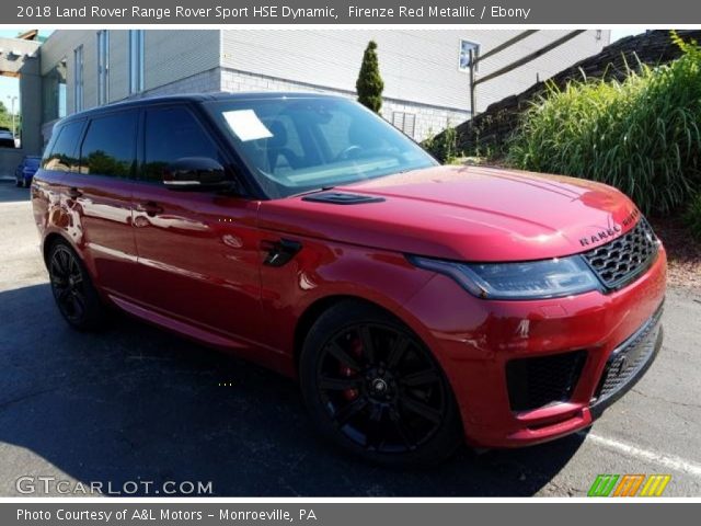 2018 Land Rover Range Rover Sport HSE Dynamic in Firenze Red Metallic
