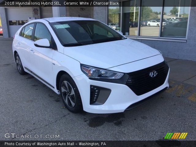 2018 Hyundai Ioniq Hybrid SEL in Ceramic White