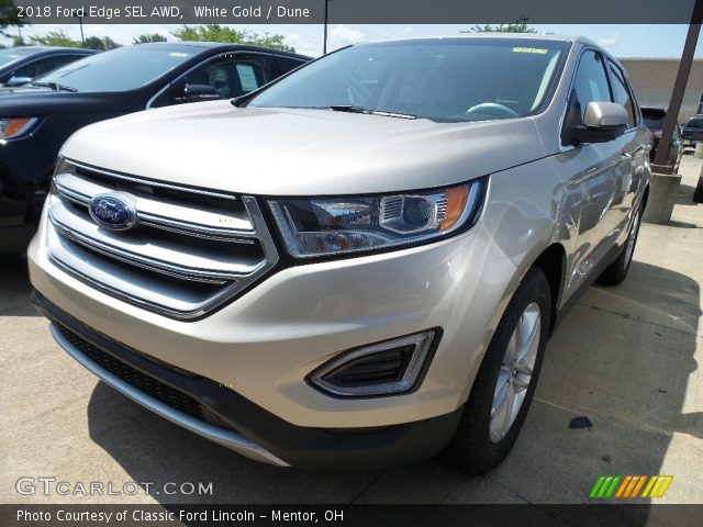 2018 Ford Edge SEL AWD in White Gold