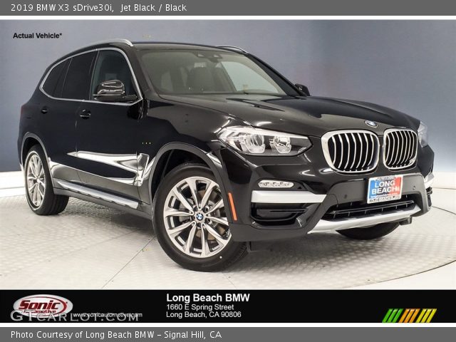 2019 BMW X3 sDrive30i in Jet Black