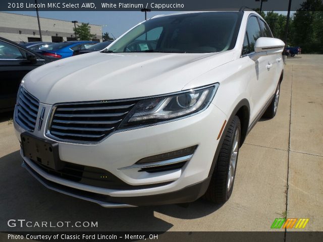 2018 Lincoln MKC Select AWD in White Platinum
