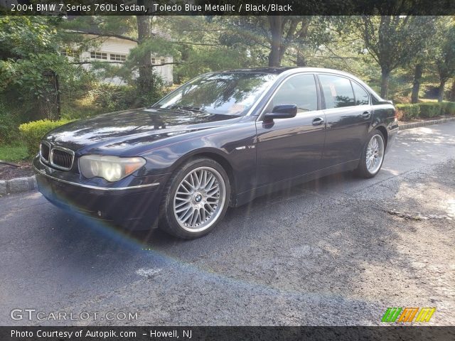 2004 BMW 7 Series 760Li Sedan in Toledo Blue Metallic