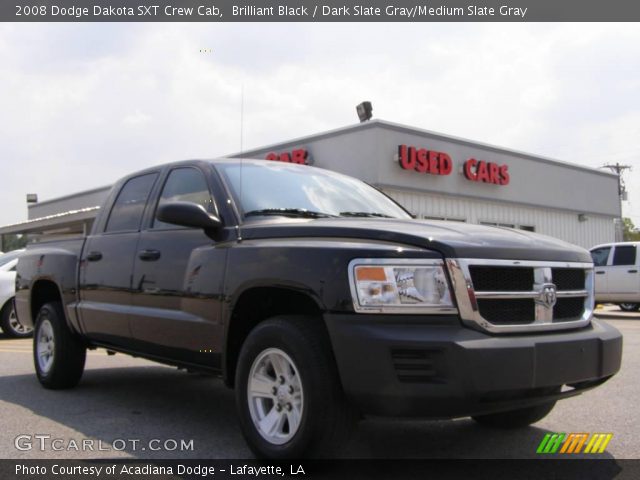 2008 Dodge Dakota SXT Crew Cab in Brilliant Black