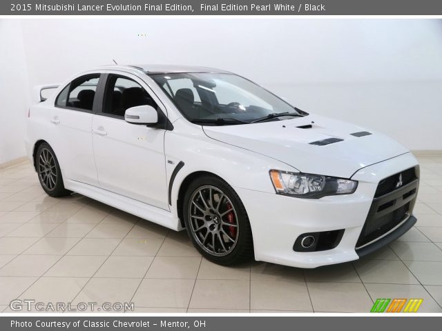 2015 Mitsubishi Lancer Evolution Final Edition in Final Edition Pearl White