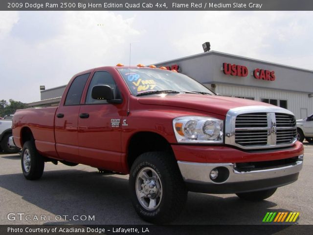 2009 Dodge Ram 2500 Big Horn Edition Quad Cab 4x4 in Flame Red
