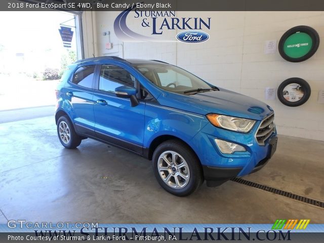 2018 Ford EcoSport SE 4WD in Blue Candy