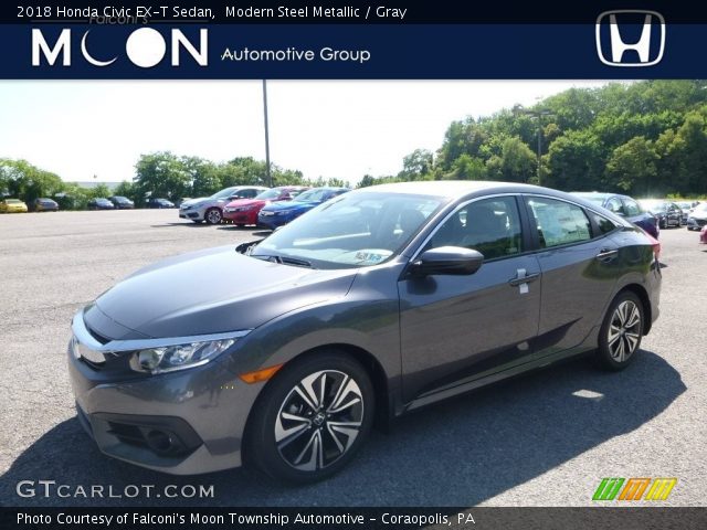 2018 Honda Civic EX-T Sedan in Modern Steel Metallic