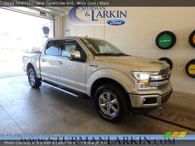 2018 Ford F150 Lariat SuperCrew 4x4 in White Gold