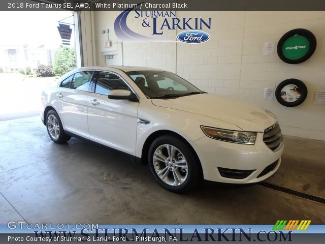 2018 Ford Taurus SEL AWD in White Platinum