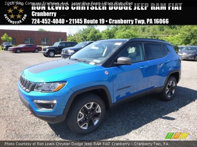 2018 Jeep Compass Trailhawk 4x4 in Laser Blue Pearl
