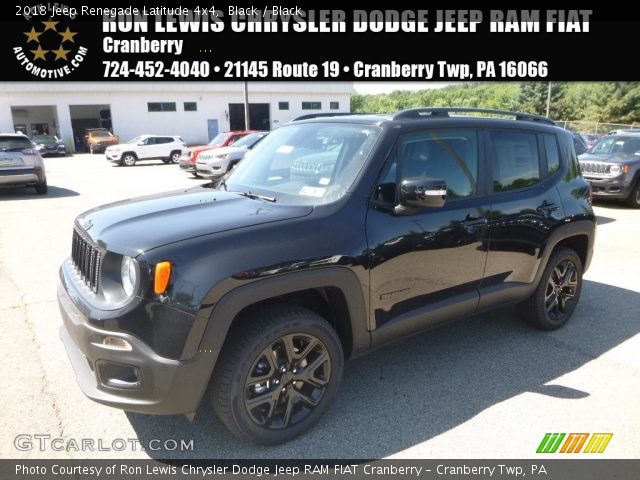 2018 Jeep Renegade Latitude 4x4 in Black