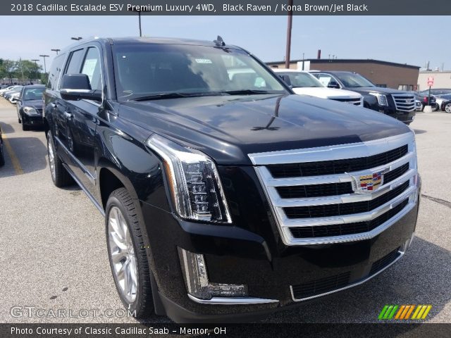 2018 Cadillac Escalade ESV Premium Luxury 4WD in Black Raven