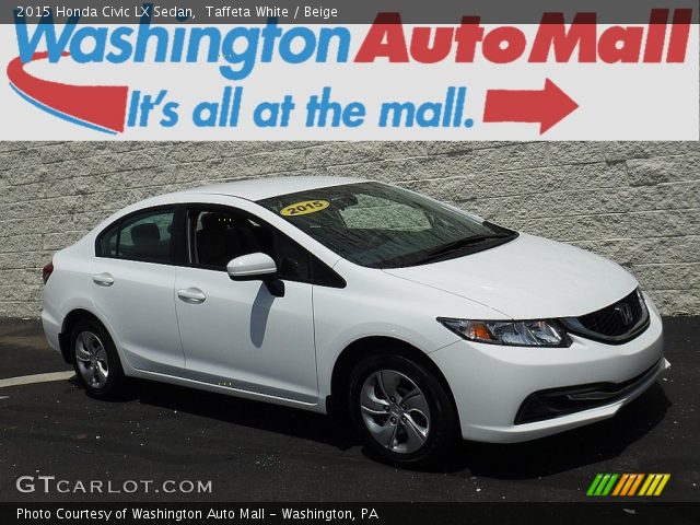 2015 Honda Civic LX Sedan in Taffeta White