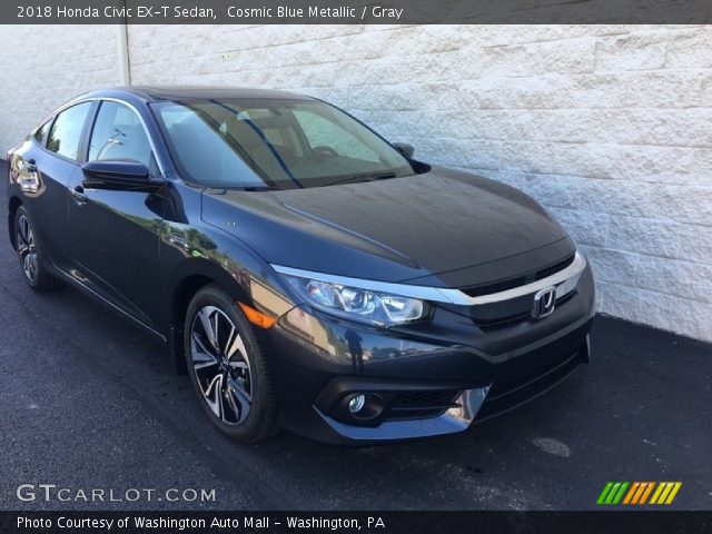 2018 Honda Civic EX-T Sedan in Cosmic Blue Metallic