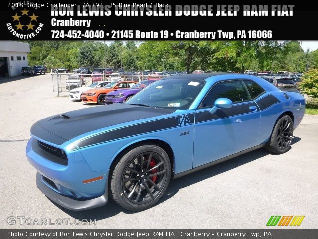 2018 Dodge Challenger T/A 392 in B5 Blue Pearl