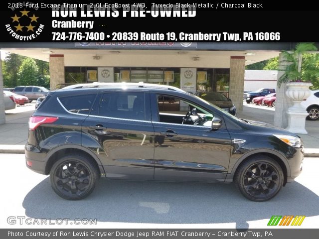 2013 Ford Escape Titanium 2.0L EcoBoost 4WD in Tuxedo Black Metallic