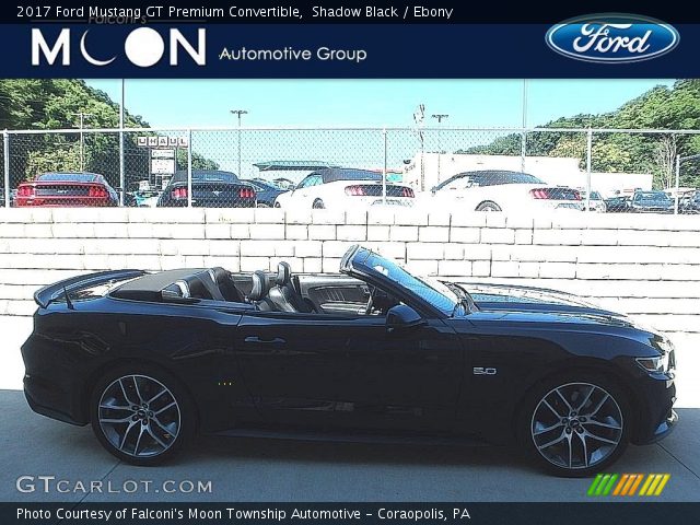 2017 Ford Mustang GT Premium Convertible in Shadow Black