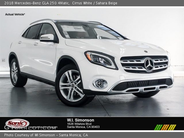 2018 Mercedes-Benz GLA 250 4Matic in Cirrus White