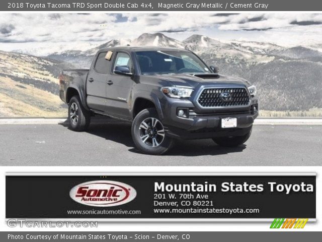 2018 Toyota Tacoma TRD Sport Double Cab 4x4 in Magnetic Gray Metallic