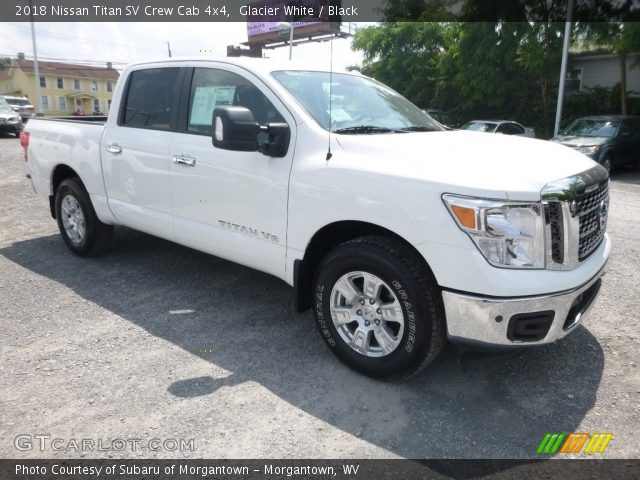 2018 Nissan Titan SV Crew Cab 4x4 in Glacier White