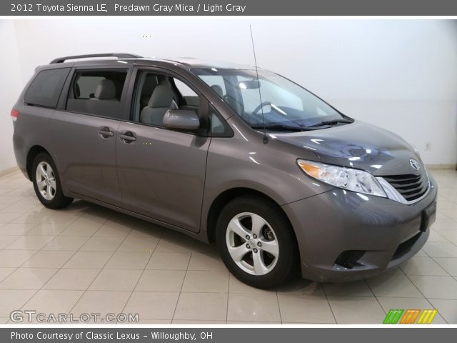 2012 Toyota Sienna LE in Predawn Gray Mica