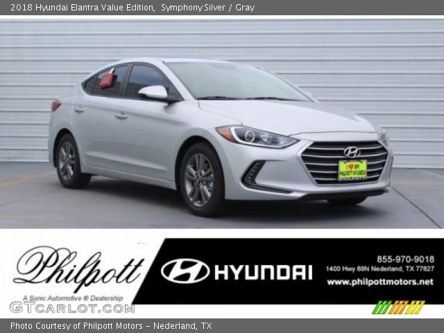 2018 Hyundai Elantra Value Edition in Symphony Silver