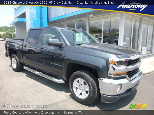 2018 Chevrolet Silverado 1500 WT Crew Cab 4x4 in Graphite Metallic
